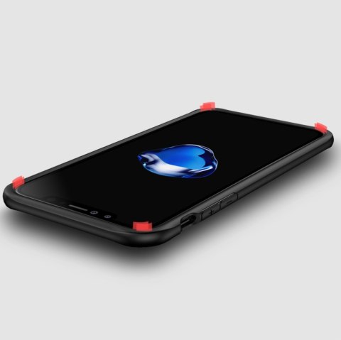 Żelowy pokrowiec wzmocnione etui do Samsung Galaxy S9 czerwony