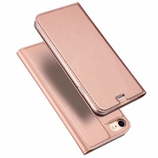 Etui z klapką DUX DUCIS Skin Pro do iPhone SE 2020 / iPhone 8 / iPhone 7 różowy