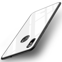 Etui ze szkła hartowanego MSVII Tempered Glass Case do Xiaomi Mi 8 SE biały