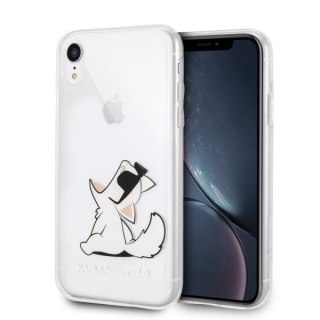 Etui Karl Lagerfeld IML Metal Choupette Head MagSafe na iPhone 16 Plus - biały