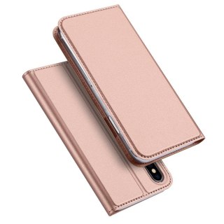 Etui z klapką DUX DUCIS Skin Pro do iPhone XS Max różowy