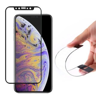 Folia szklana z ramką do iPhone XR / iPhone 11 czarny