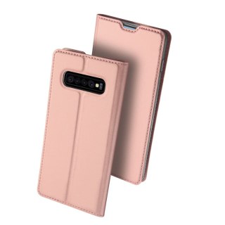 Etui pokrowiec z klapką DUX DUCIS Skin Pro do Samsung Galaxy S10 Plus różowy