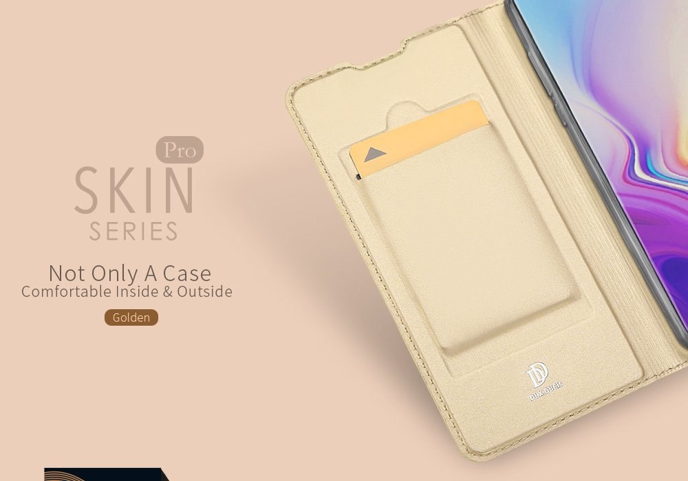 Etui pokrowiec z klapką DUX DUCIS Skin Pro do Samsung Galaxy S10 Plus różowy