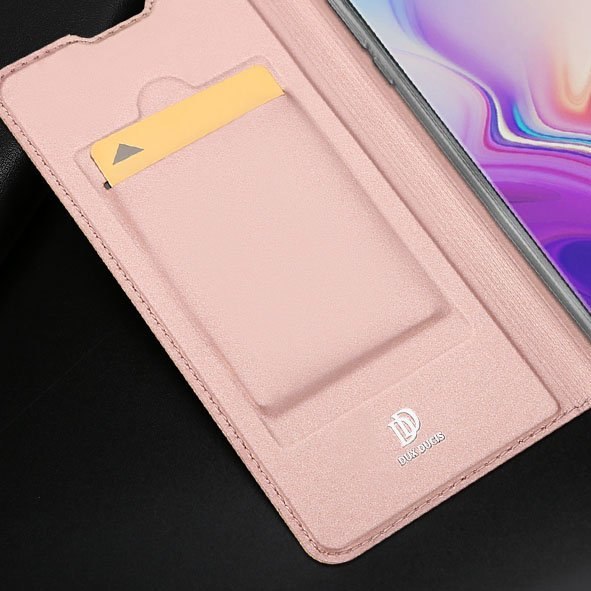 Etui pokrowiec z klapką DUX DUCIS Skin Pro do Samsung Galaxy S10 Plus różowy