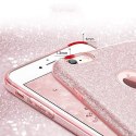 Błyszczące etui pokrowiec z brokatem do iPhone 8 Plus / iPhone 7 Plus fioletowy