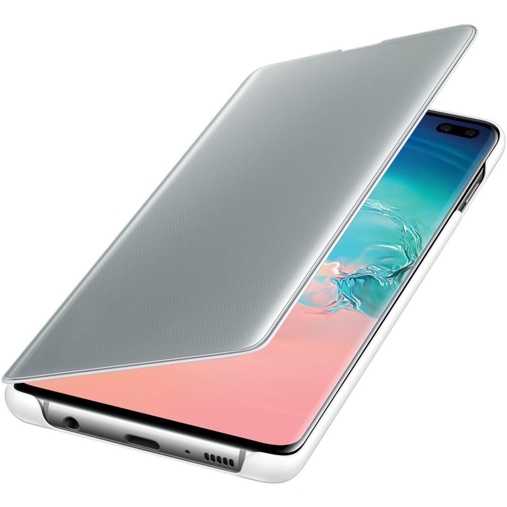 Etui z inteligentną klapką Samsung Clear View Cover do Samsung Galaxy S10 Plus biały