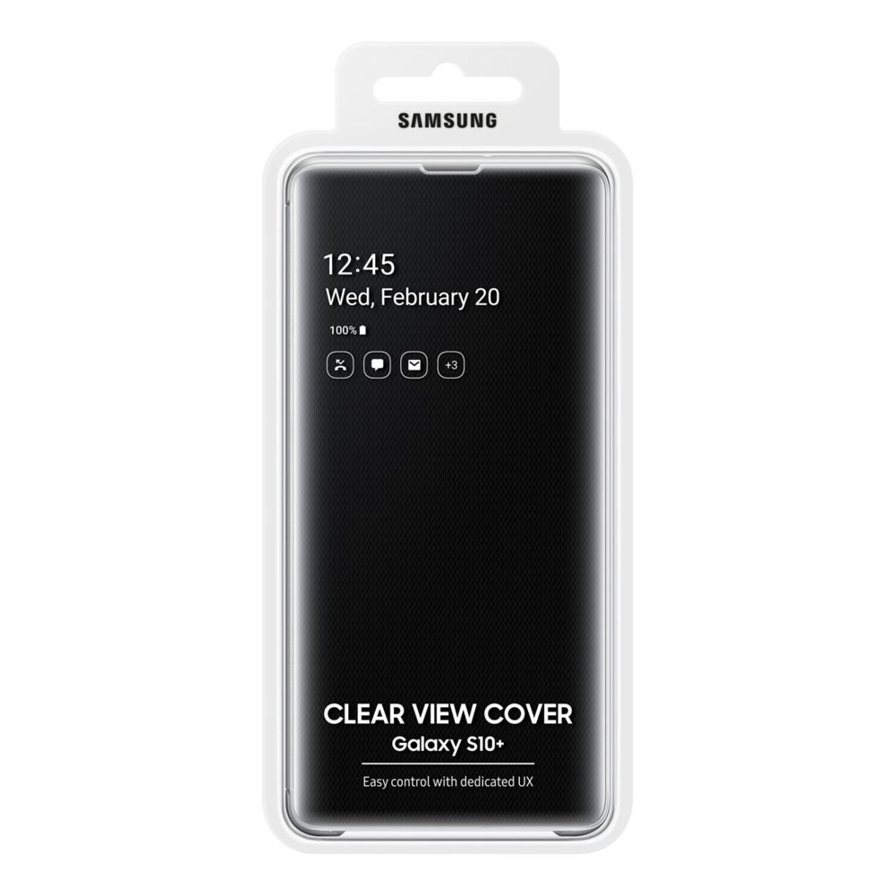 Etui z inteligentną klapką Samsung Clear View Cover do Samsung Galaxy S10 Plus biały