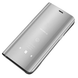 Etui z klapką Clear View Case do Huawei P30 Lite srebrny