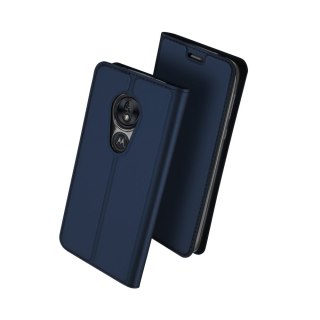 Etui z klapką DUX DUCIS Skin Pro do Motorola Moto G7 Power niebieski