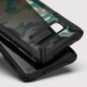 Etui pancerne z ramką Ringke Fusion X Design do Samsung Galaxy S10 Plus czarny Camo Black