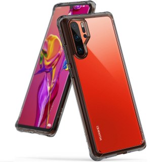 Etui z żelową ramką Ringke Fusion do Huawei P30 Pro czarny