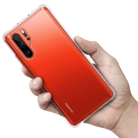 Etui z żelową ramką Ringke Fusion do Huawei P30 Pro czarny