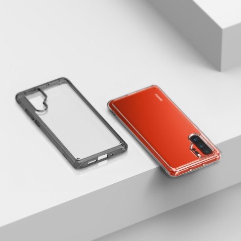 Etui z żelową ramką Ringke Fusion do Huawei P30 Pro czarny