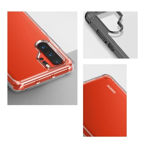 Etui z żelową ramką Ringke Fusion do Huawei P30 Pro czarny