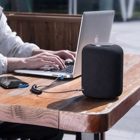 Baseus BA01 odbiornik dźwięku Bluetooth 5.0 kabel USB adapter audio AUX jack czarny (CABA01-01)