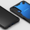 Pancerne etui z ramką Ringke Fusion X do Samsung Galaxy A50 niebieski