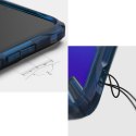 Pancerne etui z ramką Ringke Fusion X do Huawei P30 Lite niebieski