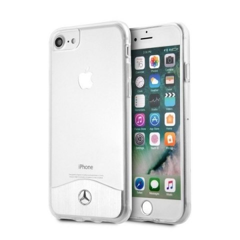 Oryginalne Etui Mercedes do Phone 6 / 7 / 8 hard case transparent silver