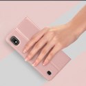 Etui pokrowiec z klapką DUX DUCIS Skin Pro do Samsung Galaxy A10 różowy