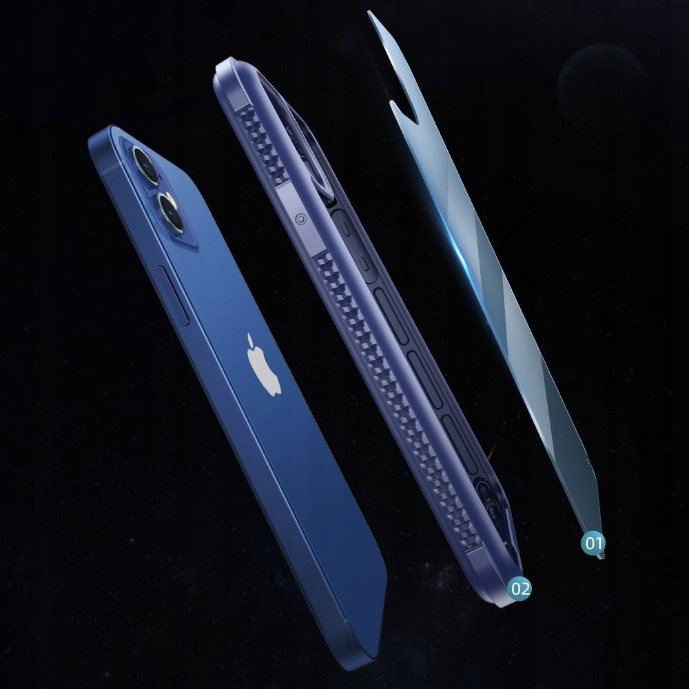 Etui Hybrydowe ESR Blue do iPhone 12 Mini Kolor niebieski