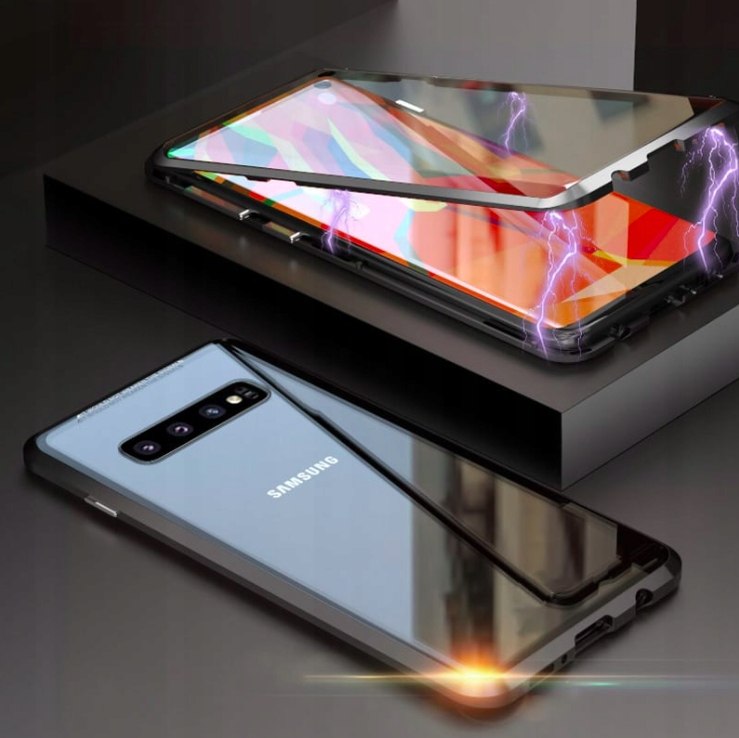 Etui Magnetic 360° do Samsung Galaxy S10+ Plus Kolor czarny