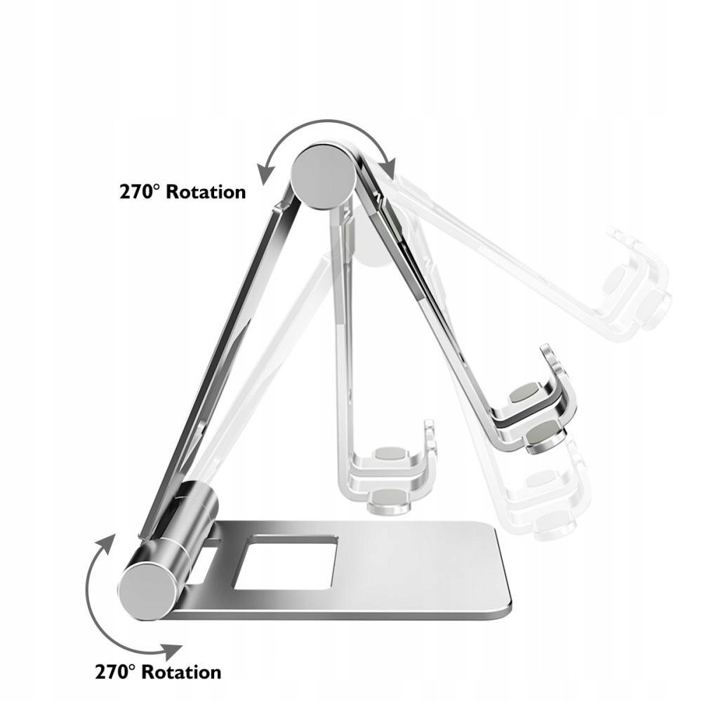 Uniwersalna Podstawka Stojak Z10 Pod Tablet Silver Waga produktu z opakowaniem jednostkowym 0.24 kg